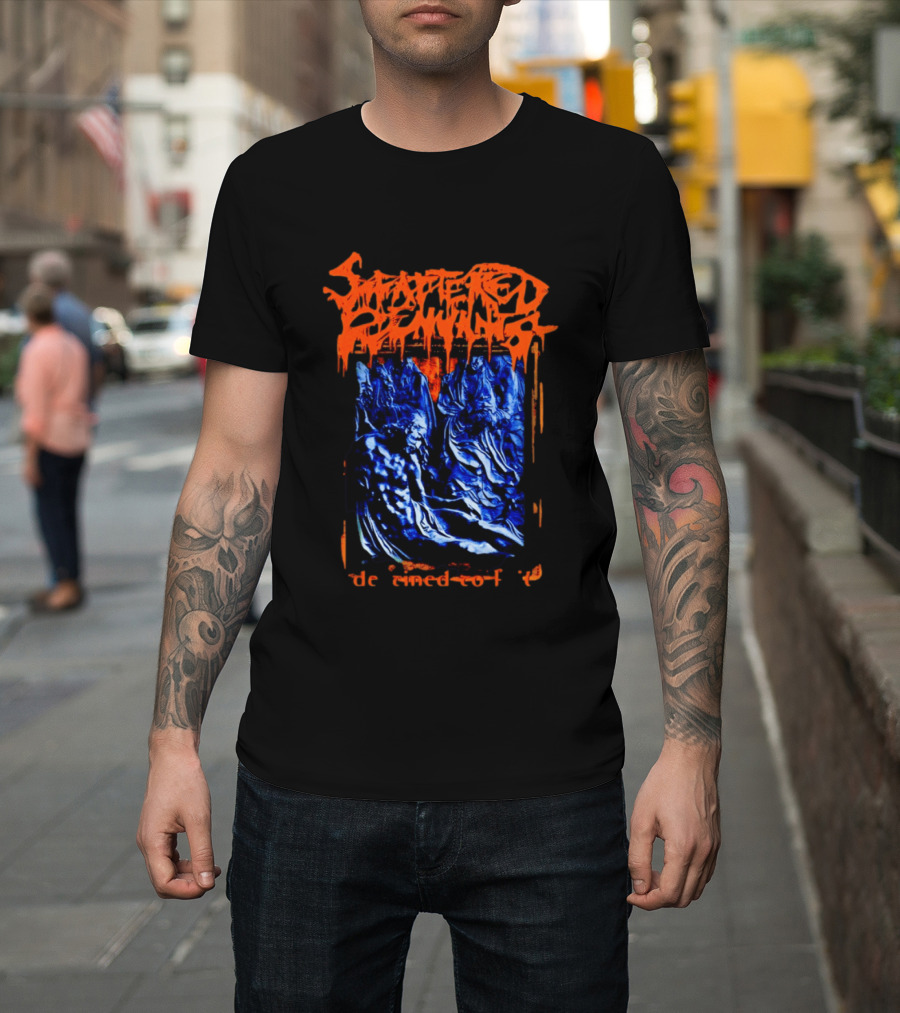 Scattered Remnants Destined To Fail Death Metal Album Cover T-Shirt