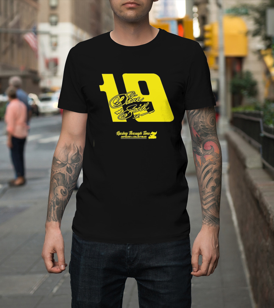 Steve Smith Sr 19 Racing Through Time Antiques Collectibles T-Shirt