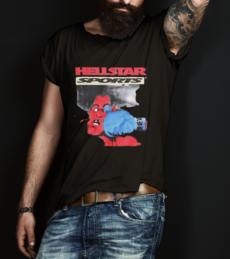Hellstar Sports Boxing Comic Urban Streetwear T-Shirt