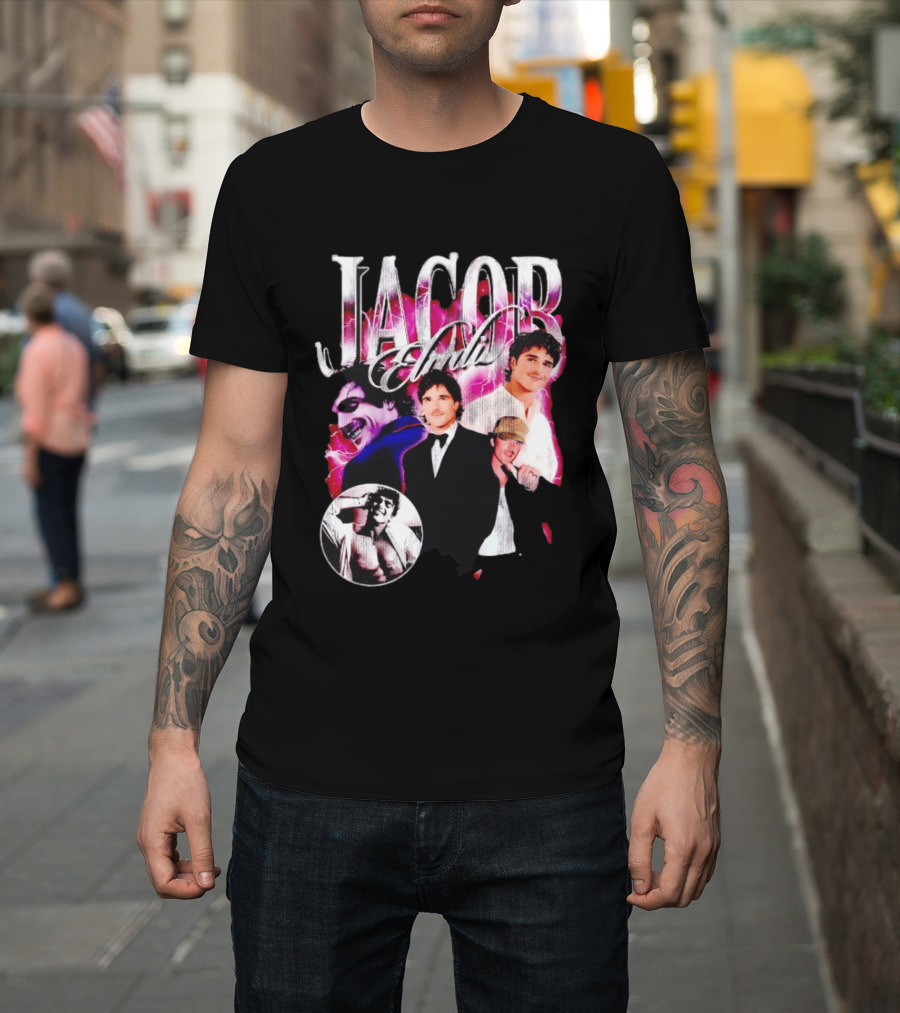 Jacob Elordi Collage Joker Suit Hat Aesthetic T-Shirt
