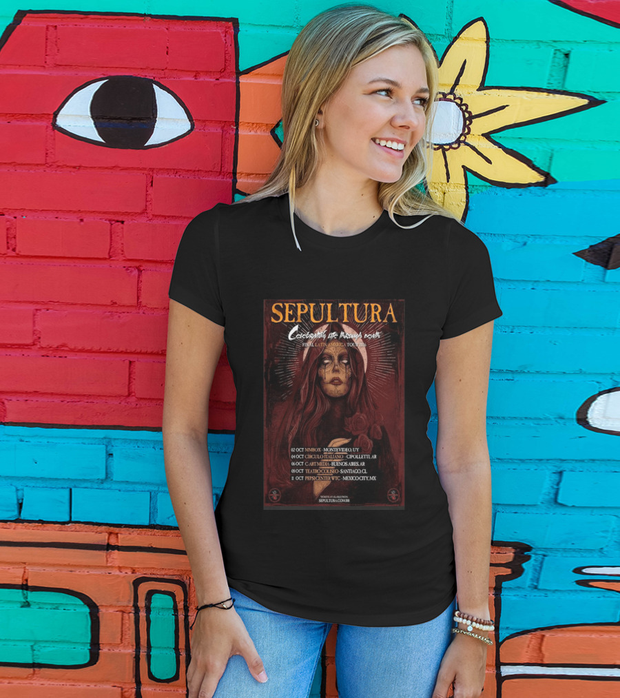Sepultura Celebrating The Thorn Of Death Final Latin America Tour 2026 T-Shirt