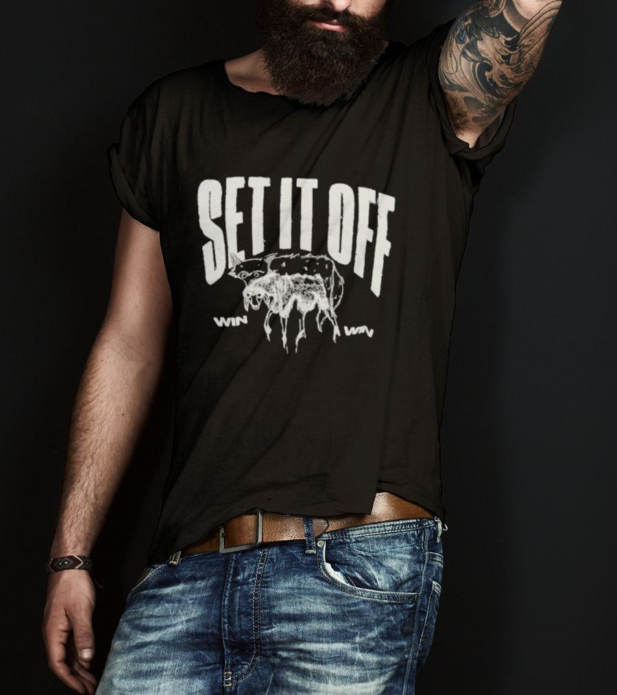 Set It Off Win Win Goat Sketch T-Shirt
