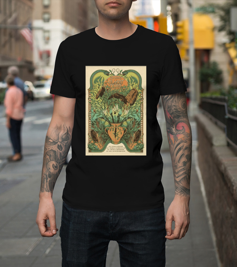 Joe Russo's Almost Dead 2026 Summer Tour Las Vegas Asheville Santa Cruz Denver T-Shirt