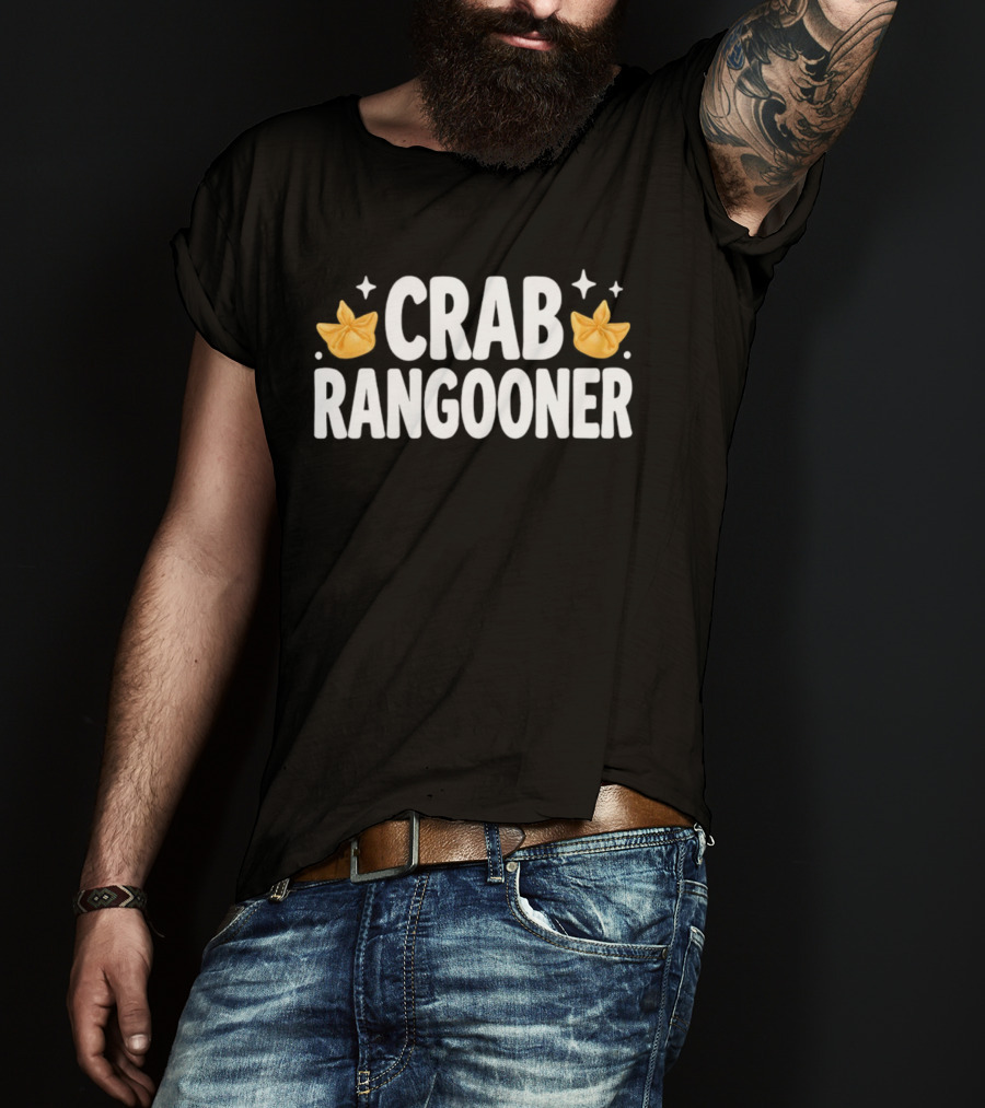 Crab Rangooner Chinese Food Appetizer Fun Novelty T-Shirt