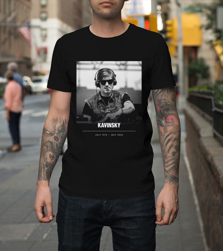 Kavinsky July 1975 July 2026 Retro DJ T-Shirt