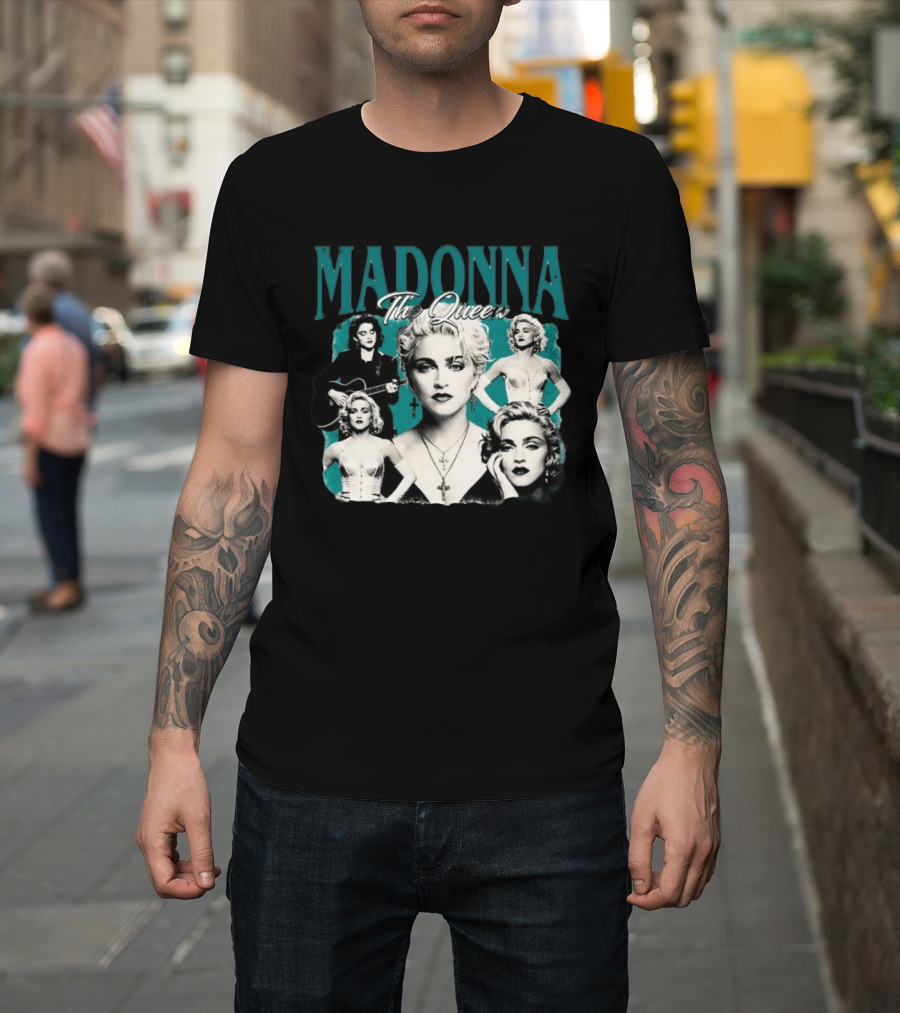 Madonna The Queen Iconic 90s Music Legend T-Shirt