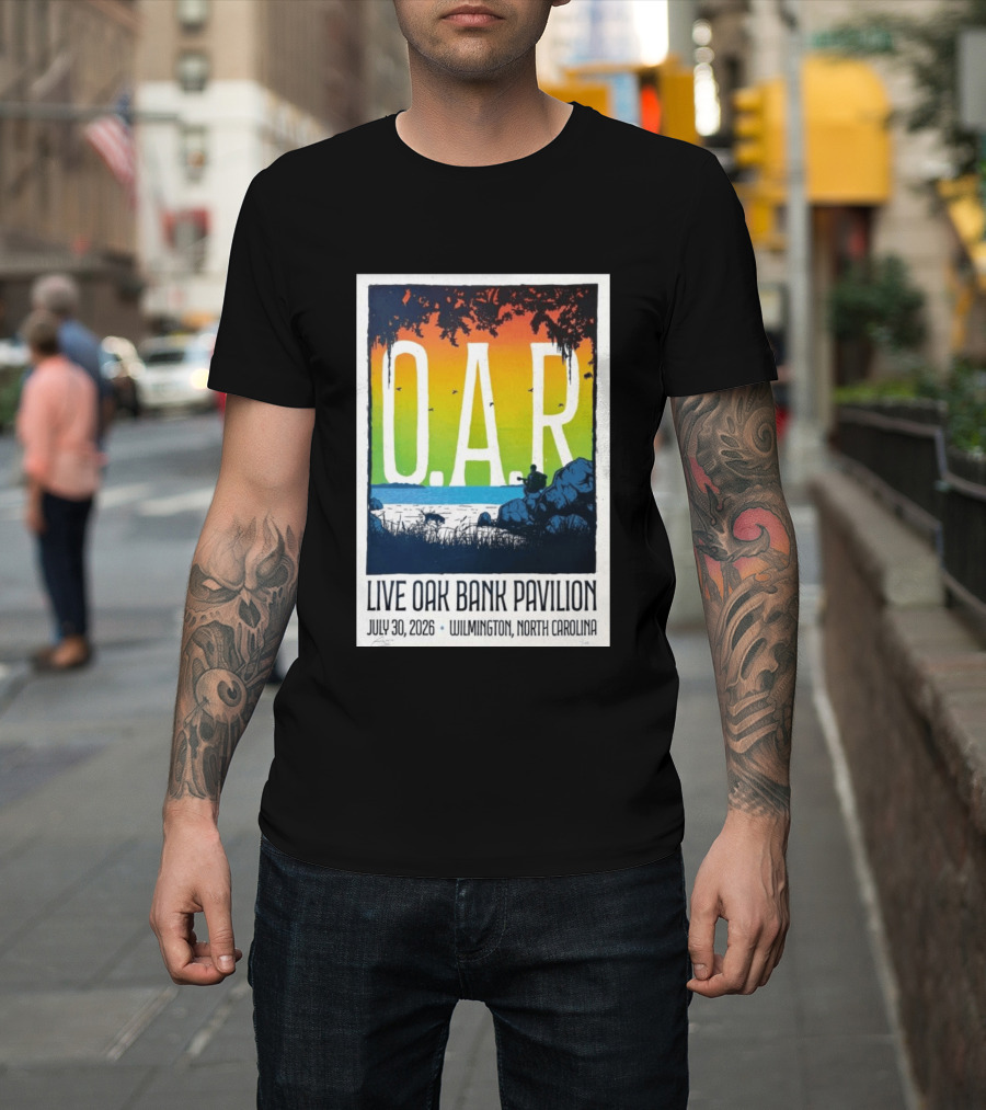 O.A.R. Live Oak Bank Pavilion July 30 2026 Wilmington North Carolina T-Shirt