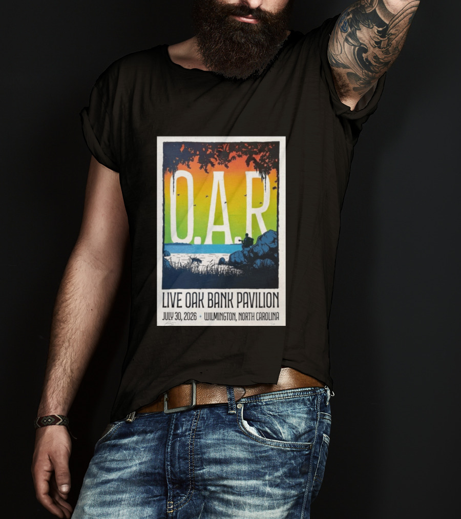 O.A.R. Live Oak Bank Pavilion July 30 2026 Wilmington North Carolina T-Shirt