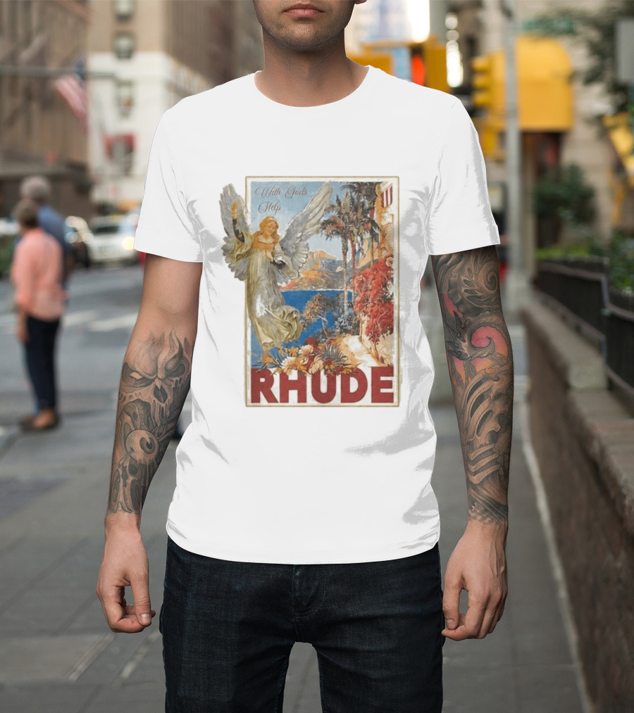 2 Chainz Rhude With Gods Help Angel Scenic Landscape T-Shirt