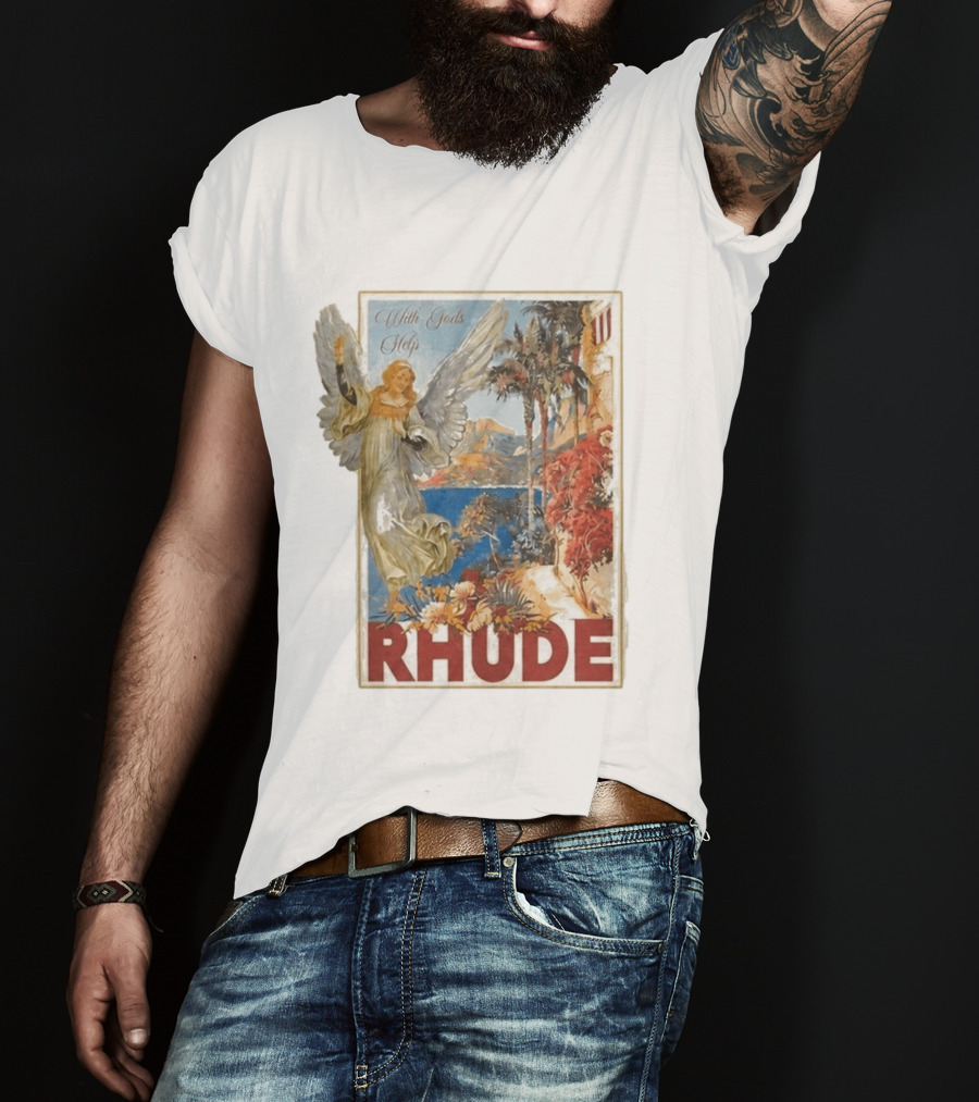 2 Chainz Rhude With Gods Help Angel Scenic Landscape T-Shirt