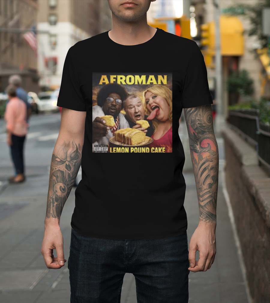Afroman Lemon Pound Cake Featuring Iconic Cover T-Shirt