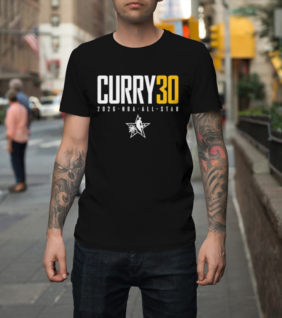 Curry30 2026 NBA All Star Golden State Warriors Iconic Basketball Star T-Shirt