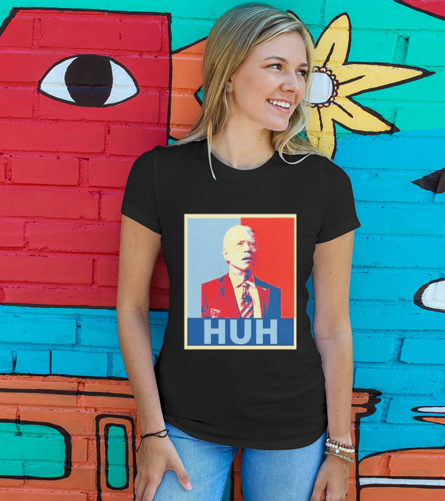 Huh Joe Biden Red Blue T-Shirt