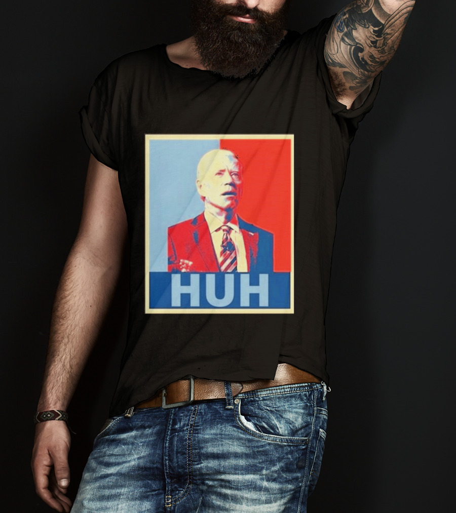Huh Joe Biden Red Blue T-Shirt