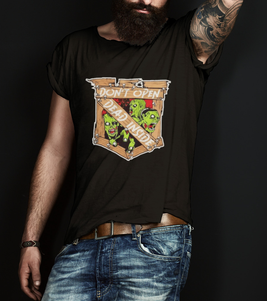 New York Rangers Halloween Don't Open Dead Inside Zombie T-Shirt