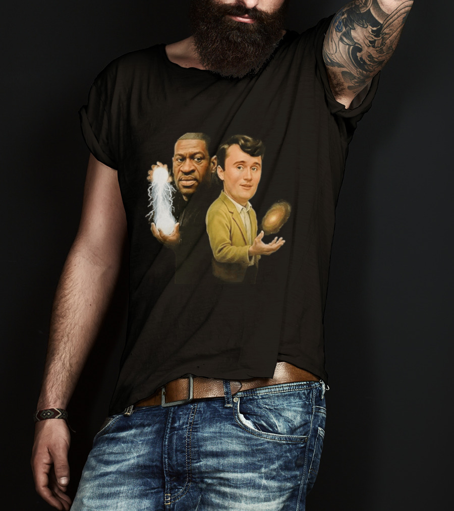 George Floyd And Charlie Kirk Wizard T-Shirt
