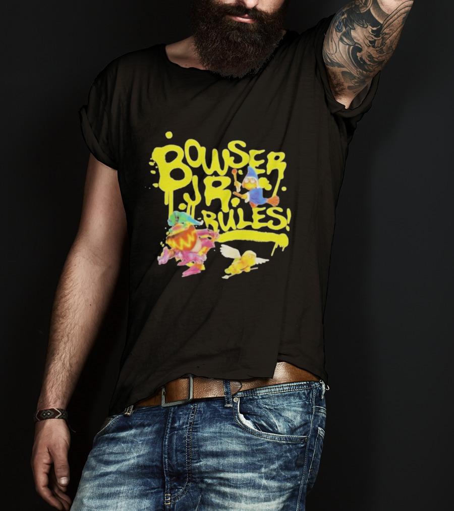 Bowser Jr Rules With Colorful Characters And Fun Styles T-Shirt