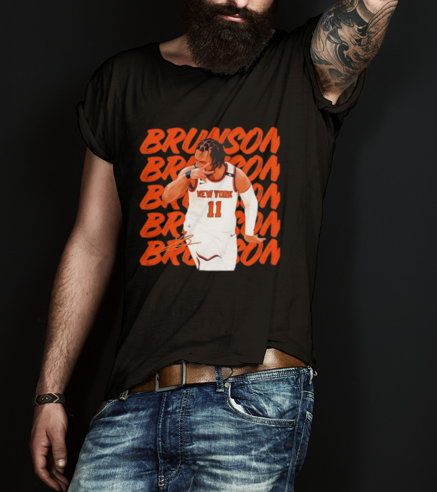 Brunson 11 New York Knicks Basketball Player T-Shirt