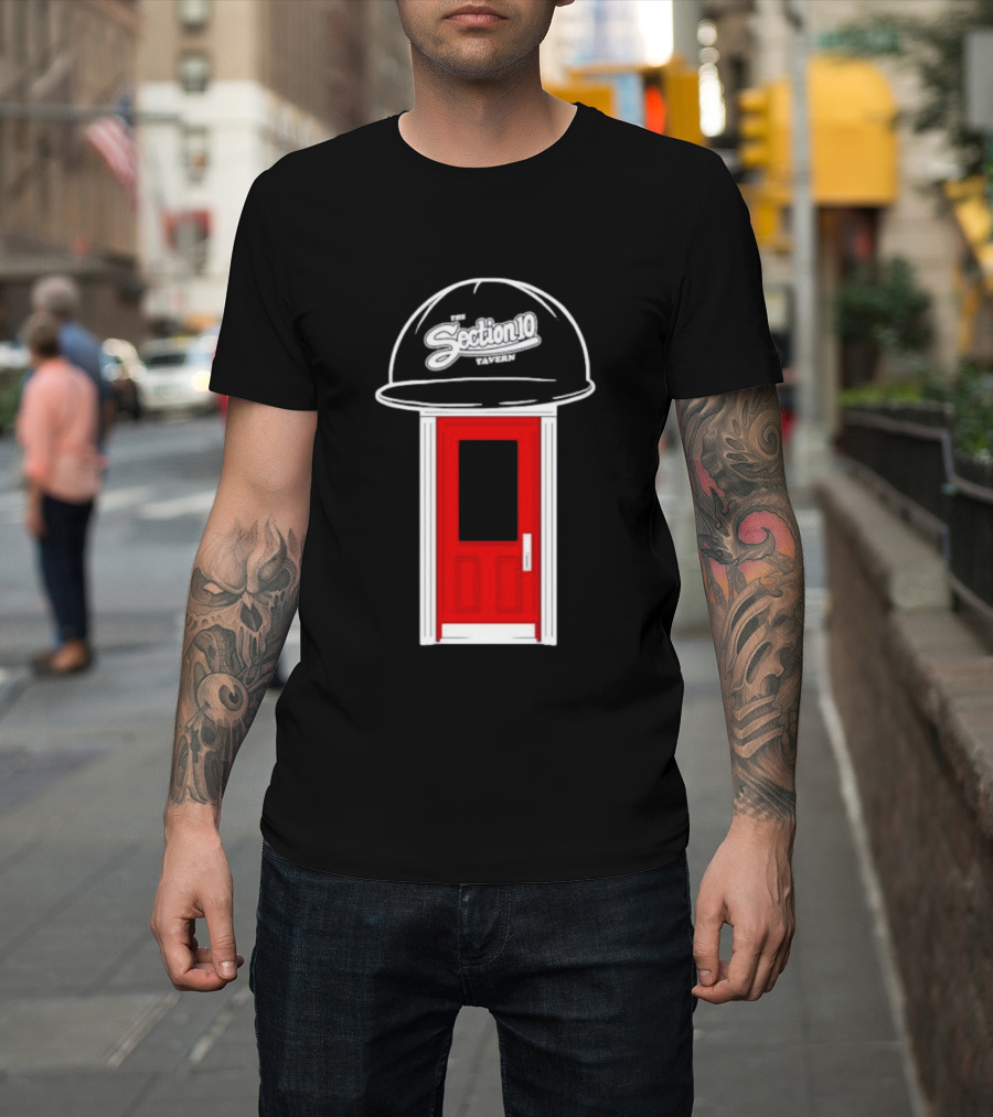 The Section 10 Tavern Red Door Boston Red Sox Fenway Park Baseball T-Shirt