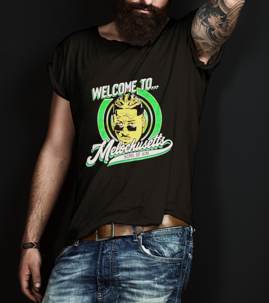 Carmelo Hayes Welcome To Melochusetts Home Of Him Massachusetts T-Shirt