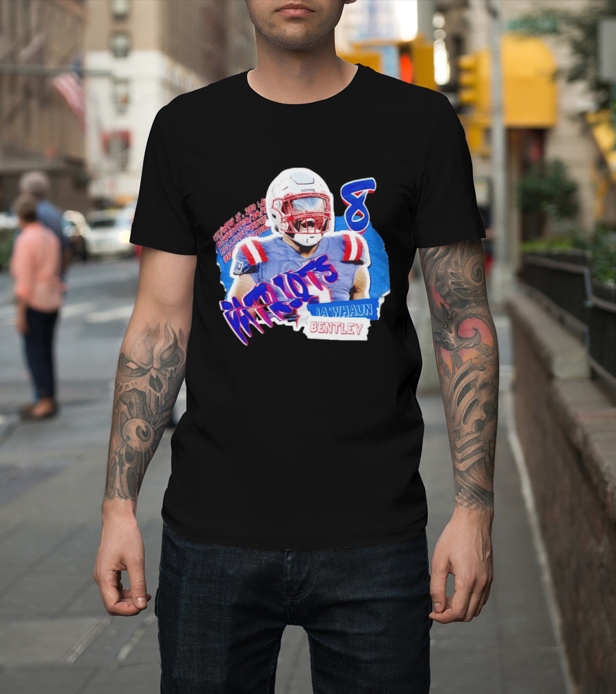 Patriots Ja'whaun Bentley New England 8 Football Superstars T-Shirt