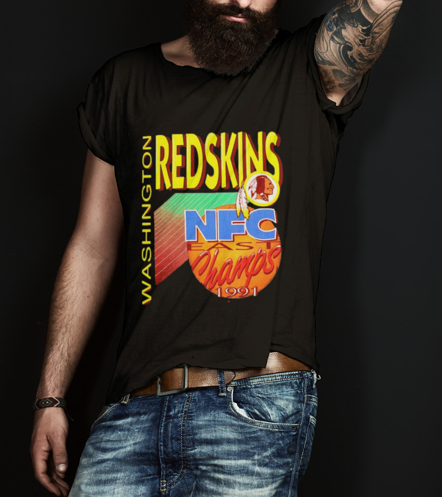 Washington Redskins NFC East Champs 1991 T-Shirt
