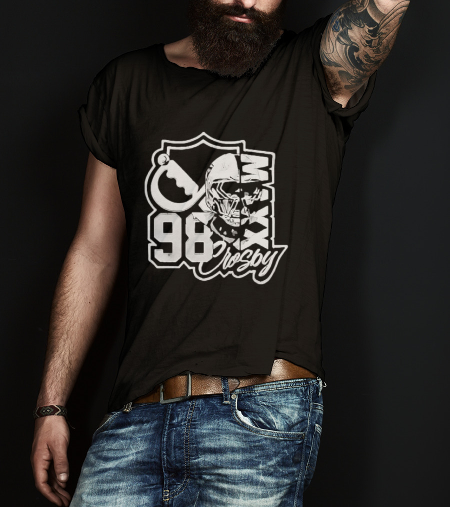 Maxx Crosby 98 Las Vegas Raiders NFL Football Helmet T-Shirt