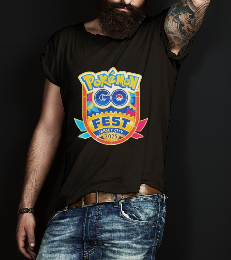 Pokémon Go Fest 2025 Jersey City Event T-Shirt