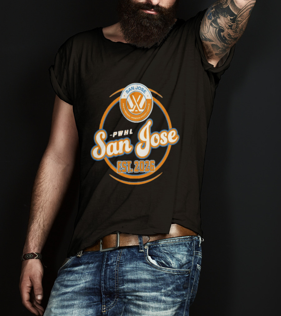 PWHL San Jose Professional Women's Hockey League Est. 2026 T-Shirt
