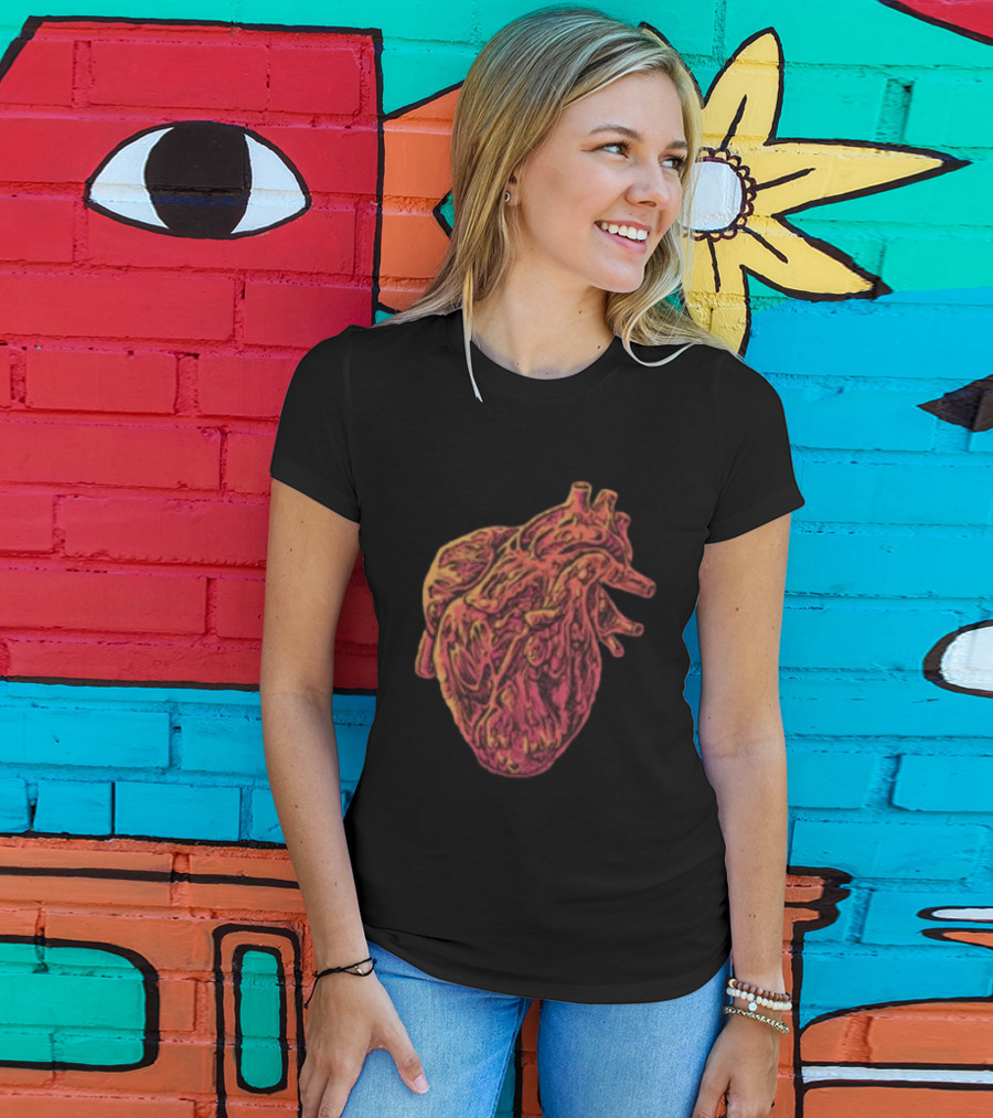 Rise Records The Acacia Strain Gravebloom Black Anatomical Heart T-Shirt