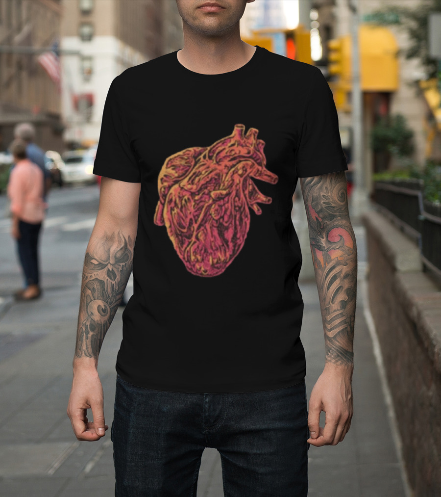 Rise Records The Acacia Strain Gravebloom Black Anatomical Heart T-Shirt