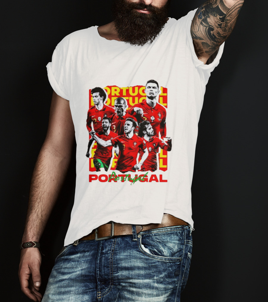 Portugal National Football Team Cristiano Ronaldo Fans T-Shirt