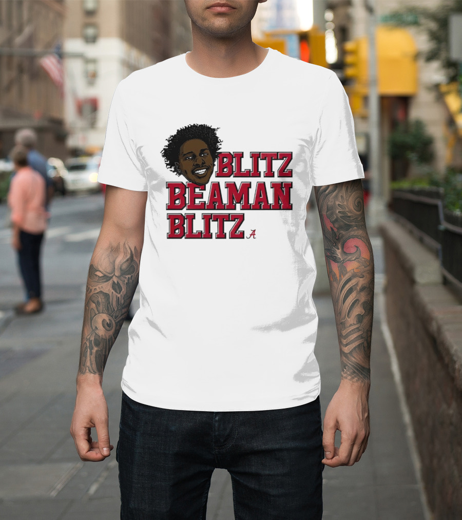 Alabama Crimson Tide Blitz Beaman Blitz Jeremiah Beaman T-Shirt
