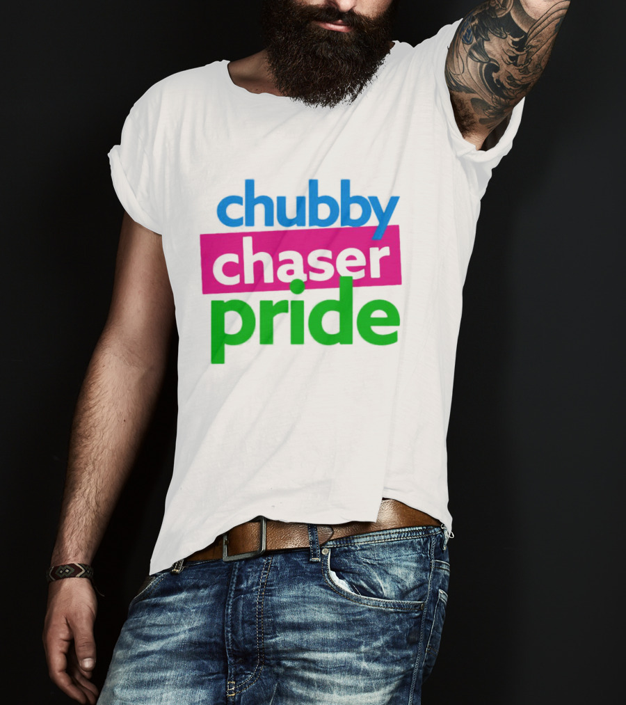 Chubby Chaser Pride Colorful T-Shirt