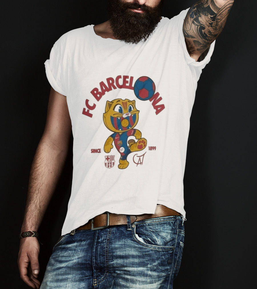 FC Barcelona Cat Since 1899 T-Shirt