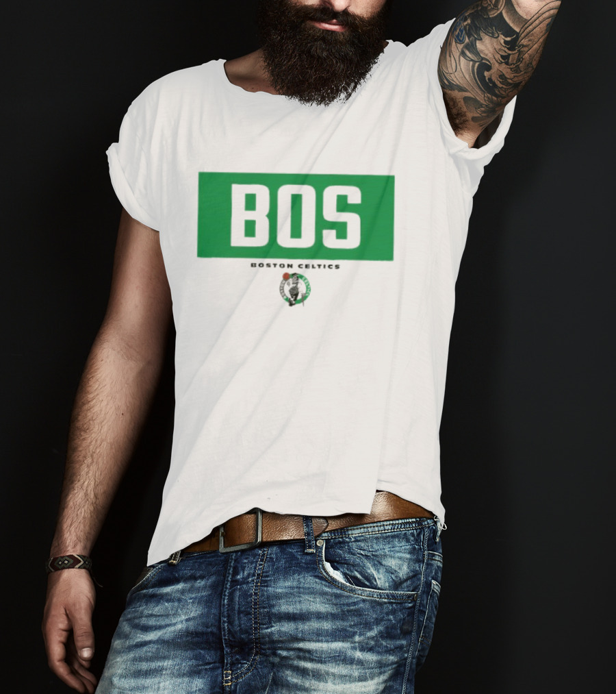 Boston Celtics BOS Crossbar NBA Basketball T-Shirt