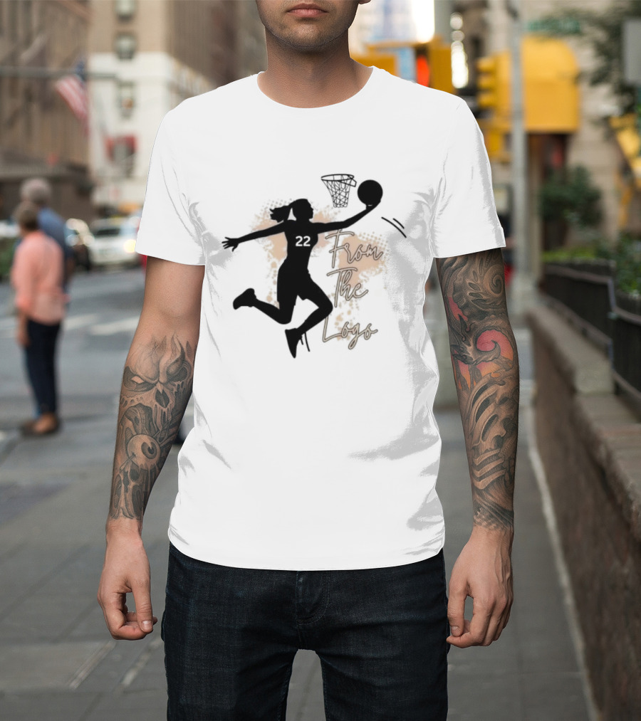 Caitlin Clark 22 Basketball From The T-Shirt