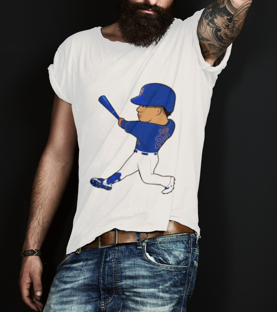 Juan Soto 22 Mets Baseball Swing LGM T-Shirt