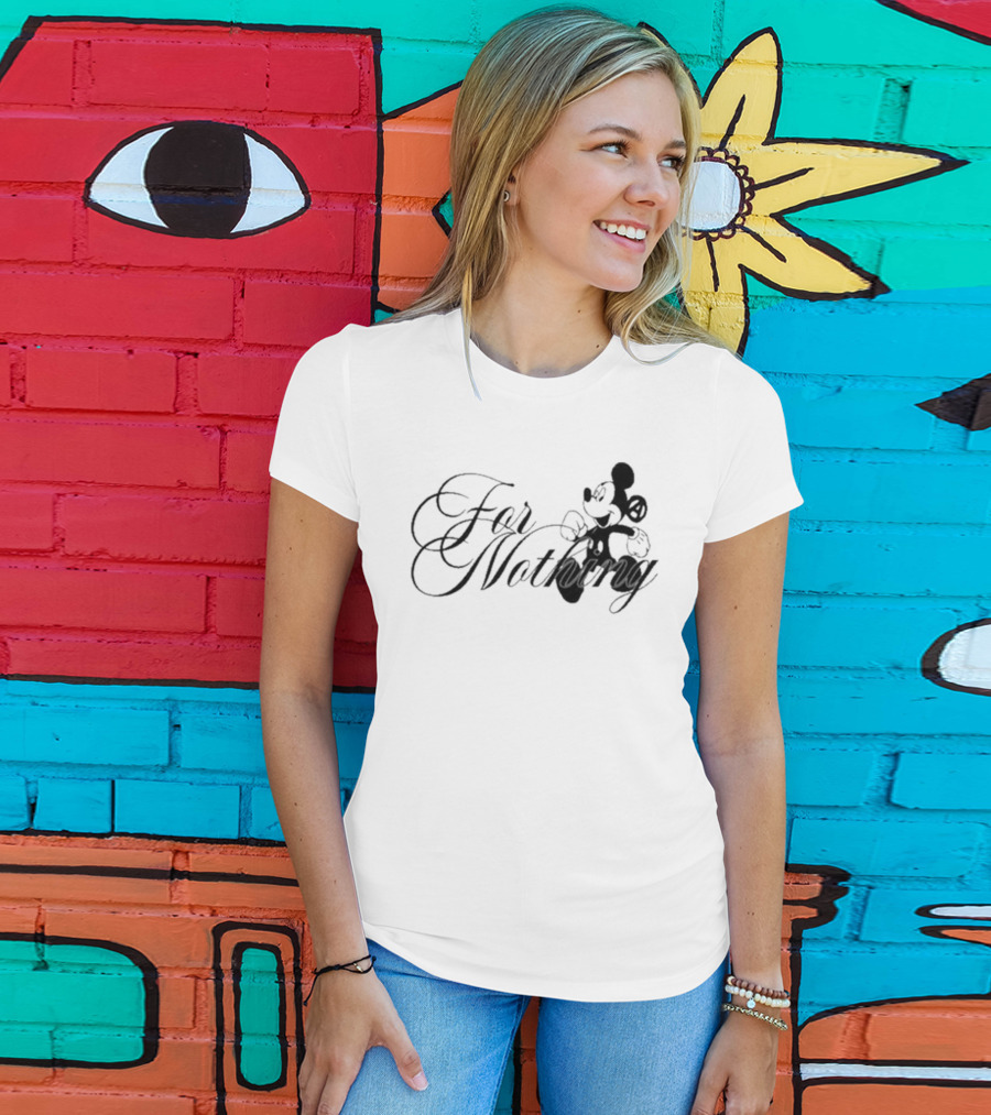Mickey Mouse Nine Vicious For Nothing Tour 2025 For Nothing T-Shirt