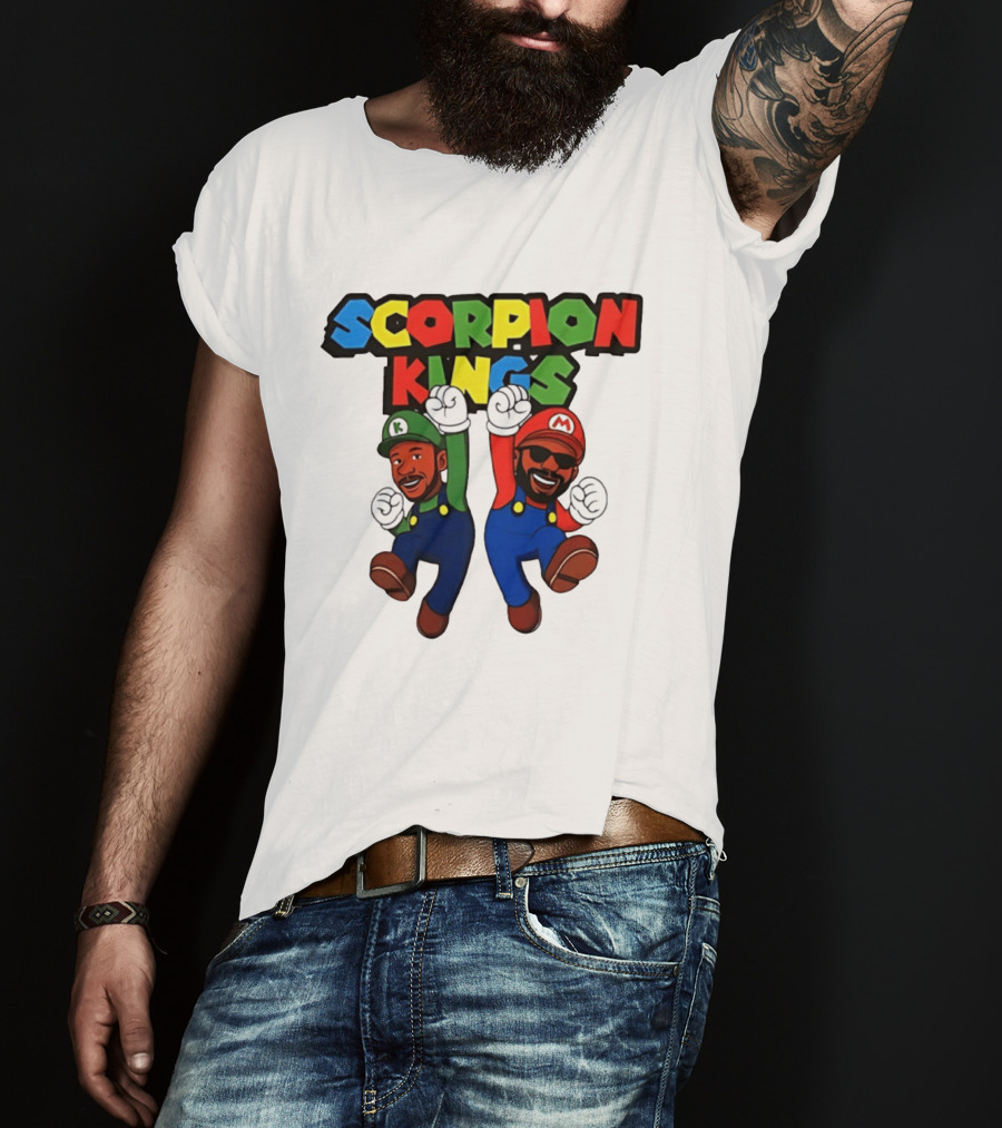 Scorpion Kings Kabza De Small And DJ Maphorisa Mario T-Shirt