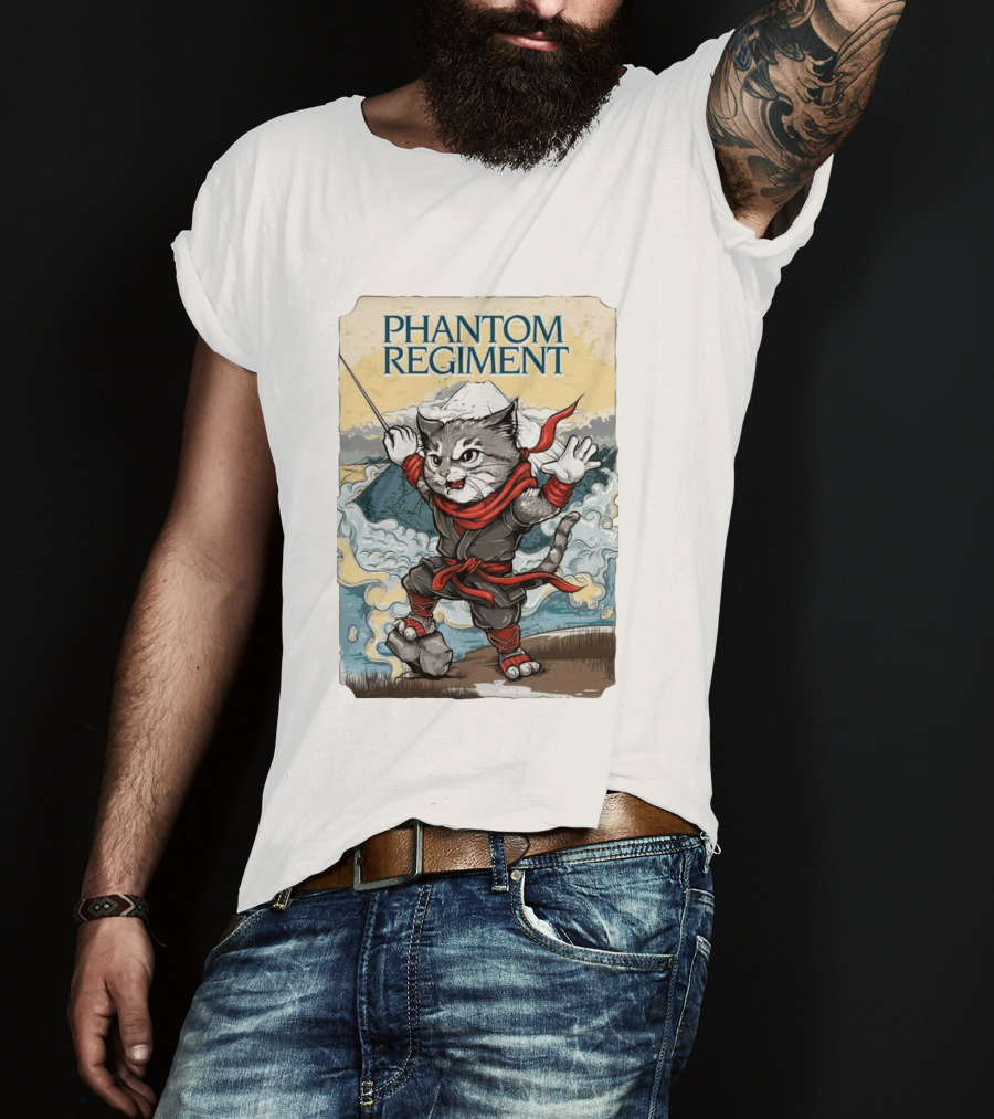 Original Phantom Regiment Conductor Cat Ninja T-Shirt