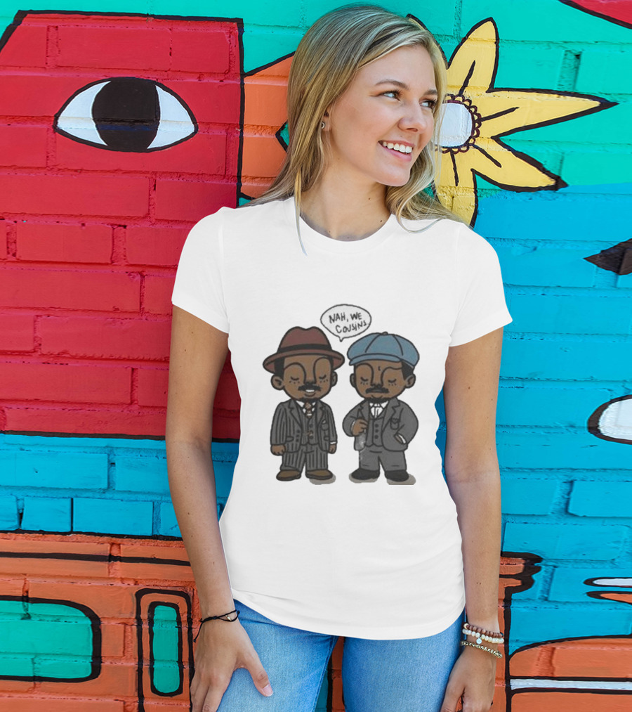 Original Sinners Nah We Cousins 2025 Two Characters In Suits T-Shirt
