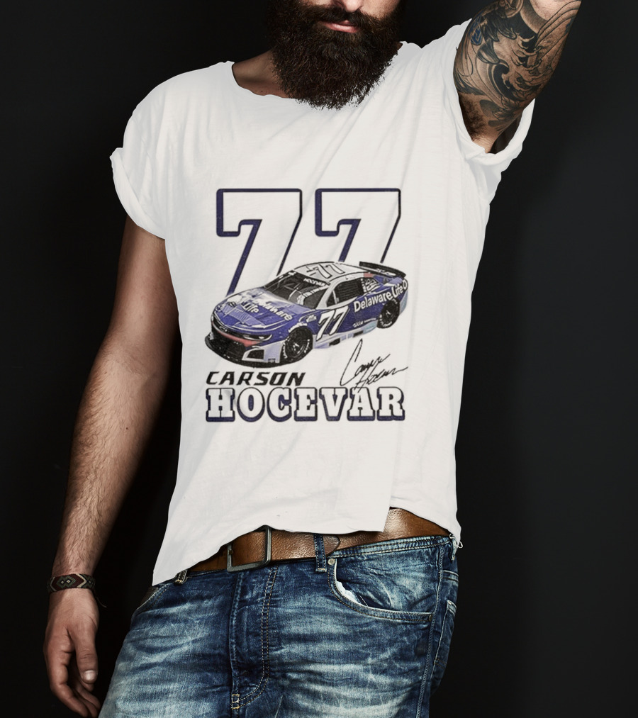 77 Carson Hocevar Nascar Racing Car T-Shirt