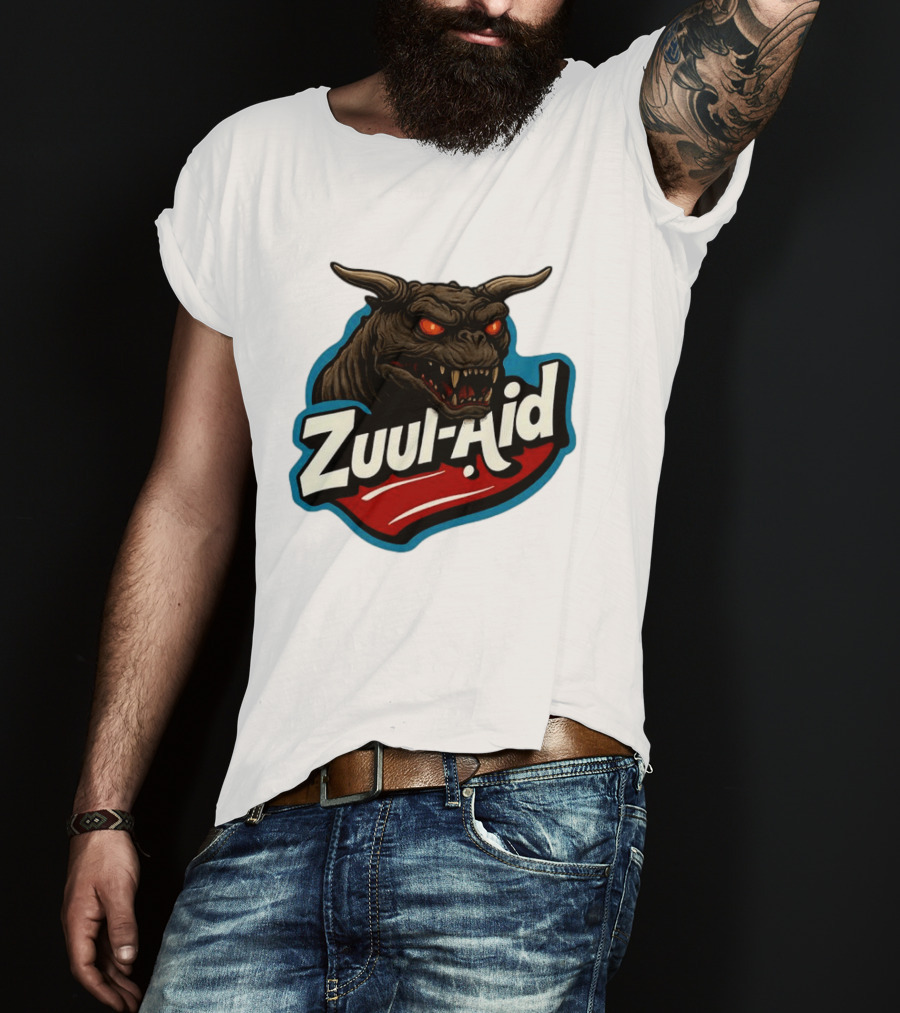 Zuul Aid Ghostbusters Demon Red Eyes Monster T-Shirt