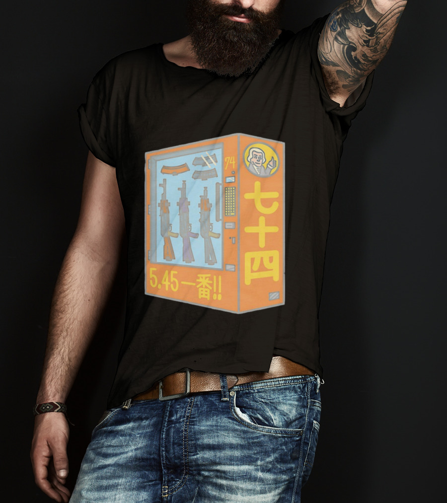 Vending Machine 74 Seven Four 5.45 Ichiban T-Shirt
