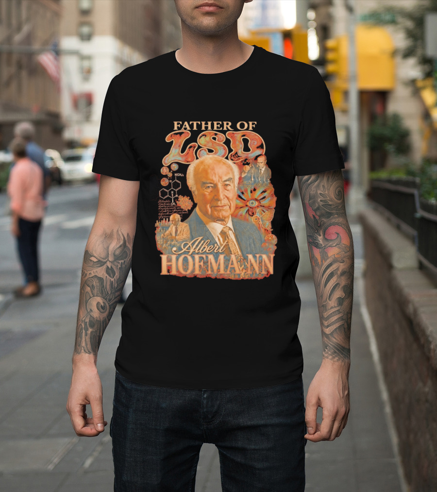 Father Of LSD Albert Hofmann Psychedelic T-Shirt