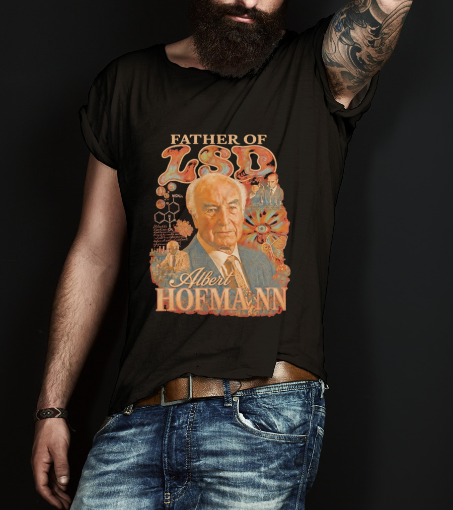 Father Of LSD Albert Hofmann Psychedelic T-Shirt