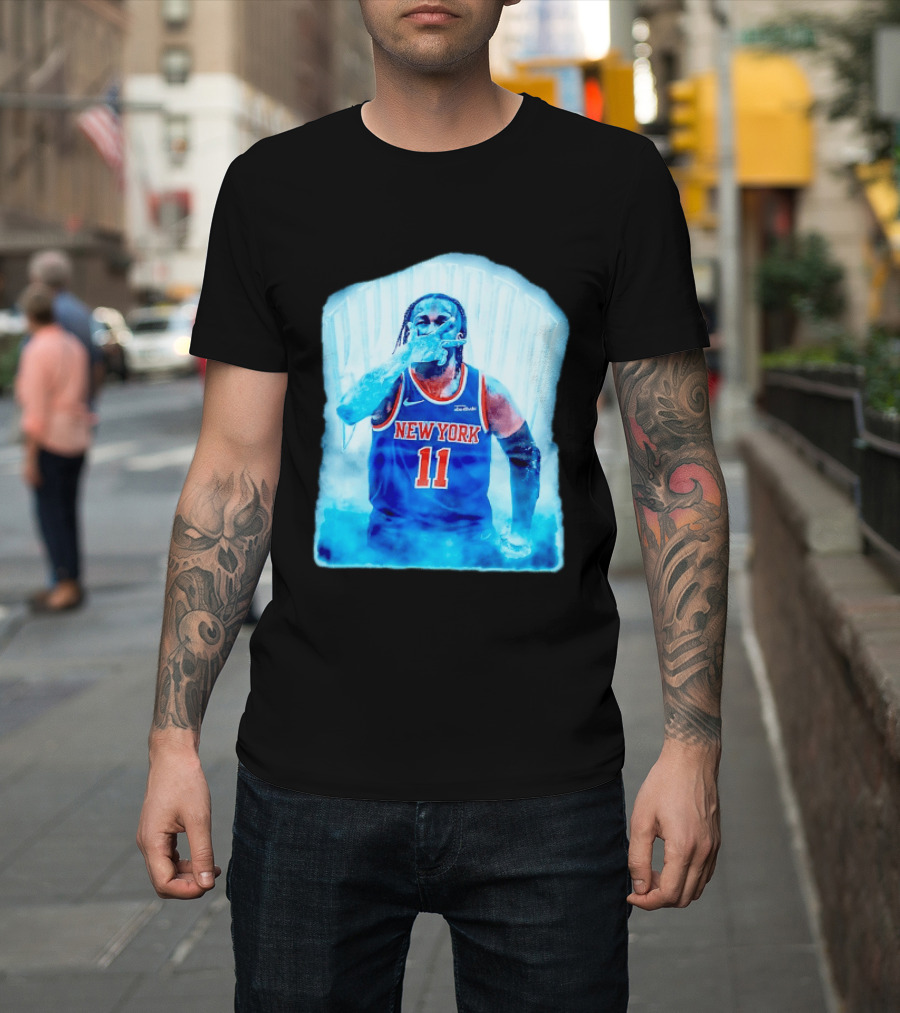 Jalen Brunson New York Knicks Number 11 NBA Basketball Player T-Shirt