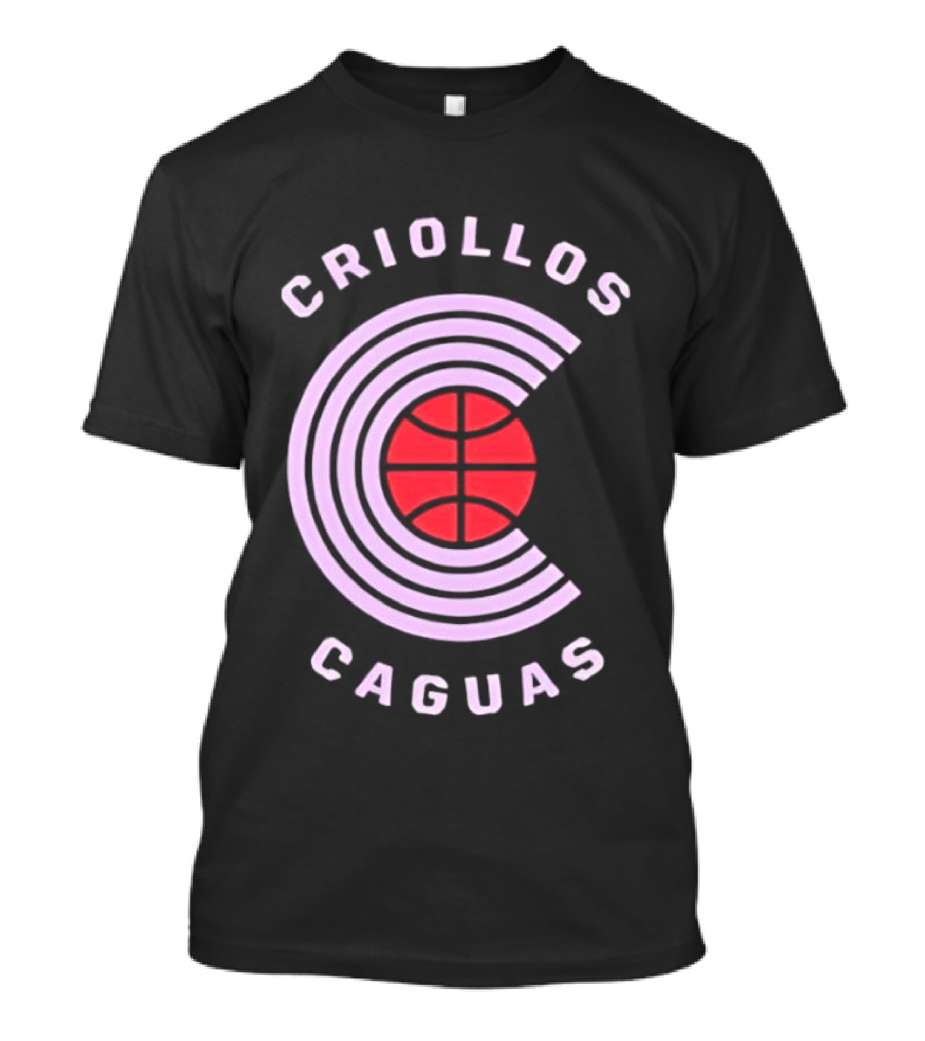 Criollos De Caguas Basketball Team Retro Style Logo Sports T-Shirt