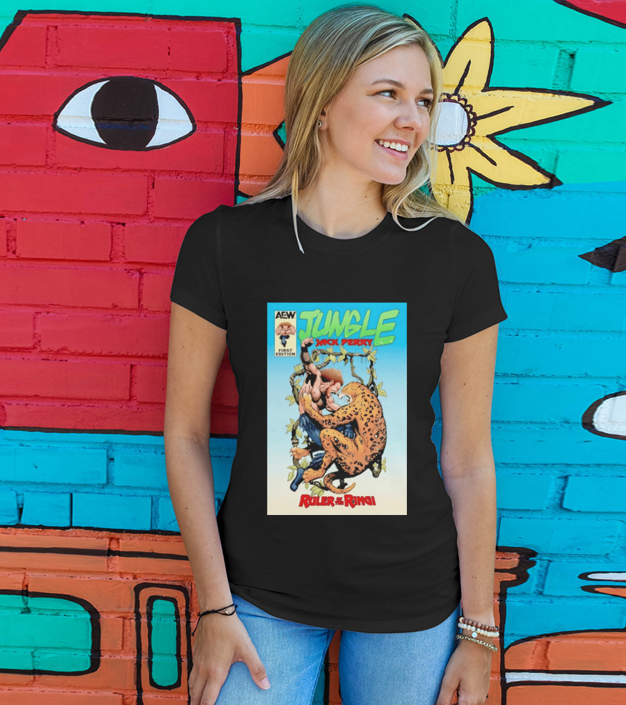 AEW Jungle Jack Perry First Edition Ruler Of The Ring T-Shirt